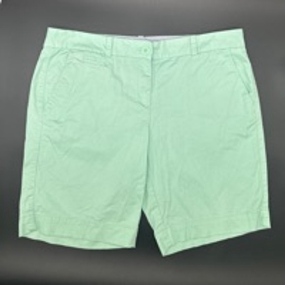 Women's Tommy Hilfiger Shorts Size 14 Mint Green - Picture 1 of 8